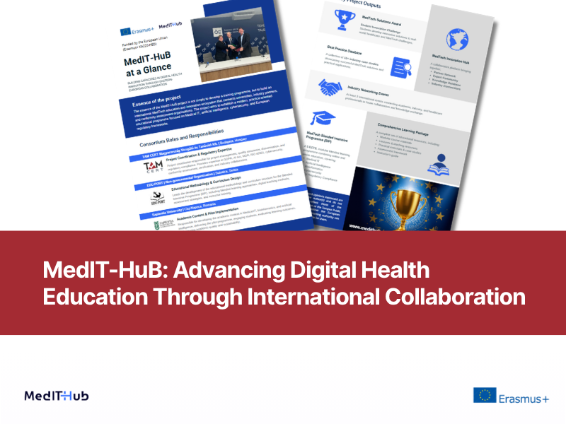 MedIT-HuB digital health education and international collaboration