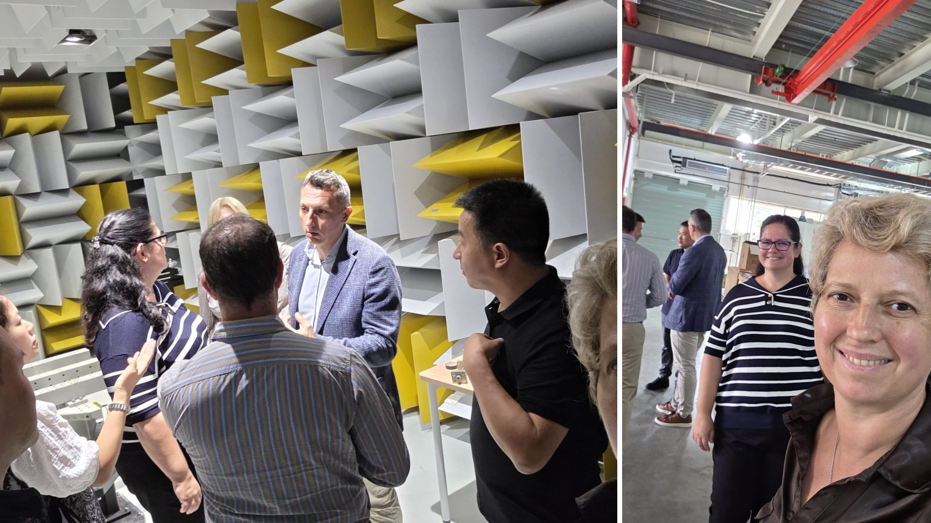 Technical discussions during the UTIC visit